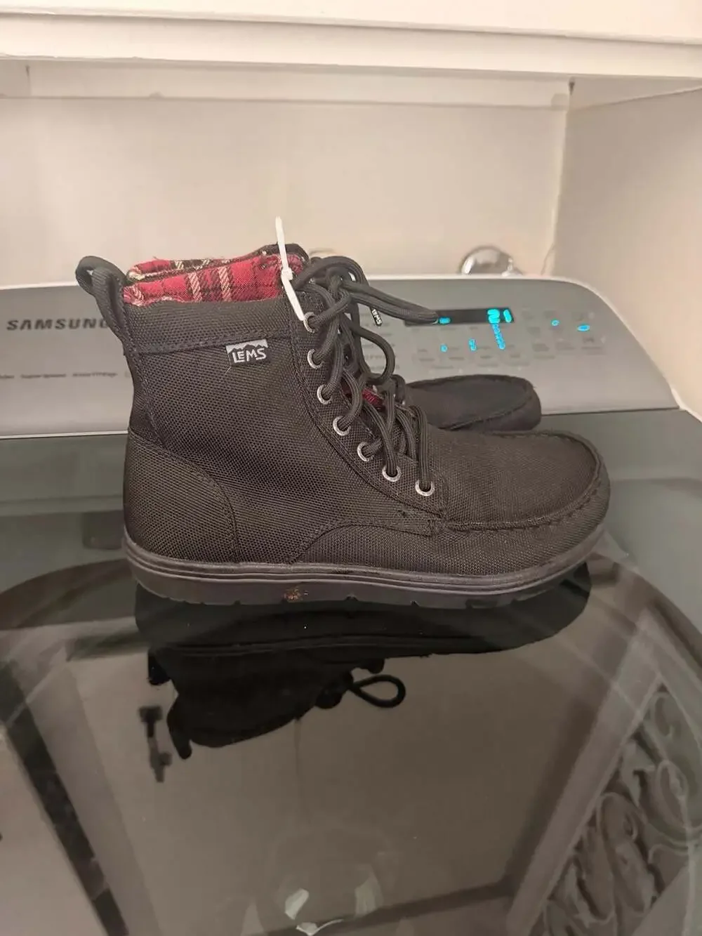 Lems Boulder Boot Vegan Nylon Black Unisex